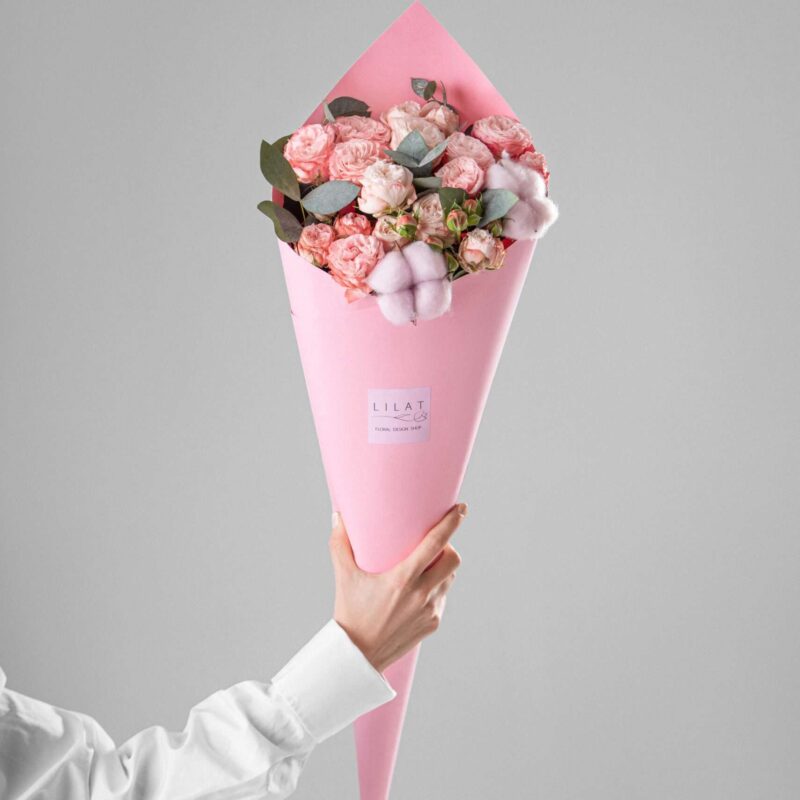 ჯუჯა ვარდების თაიგული