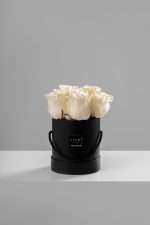 5 Premium White Rose Box S