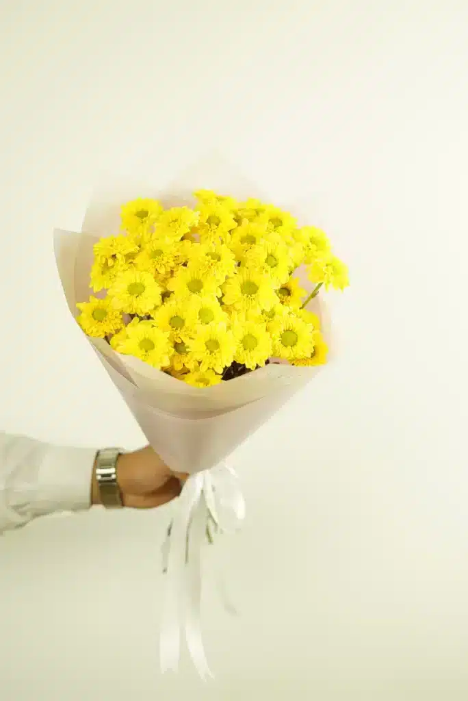 ყვითელი ქრიზანთემები