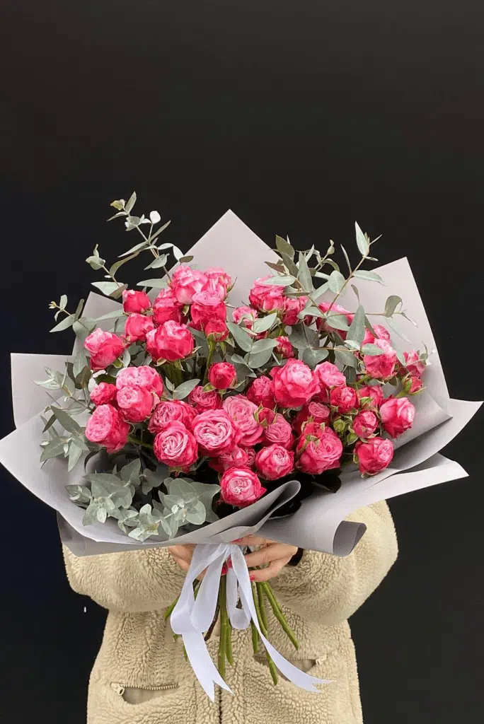 Bouquet of spray roses