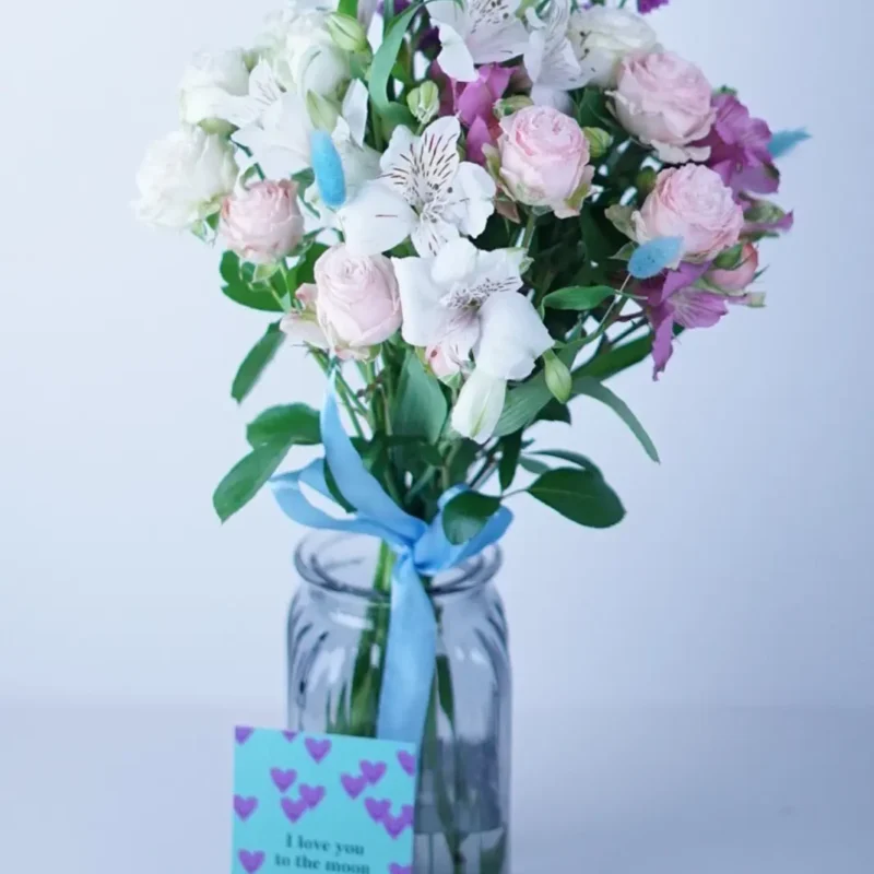 სასაჩუქრე ნაკრები, ყვავილები ლარნაკში