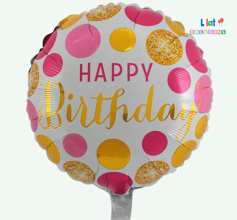 თეთრი ბუშტი დაბადებისდღისთვის