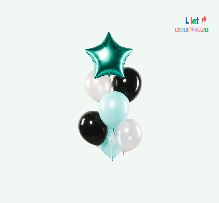 ბუშტები ვარსკვლავების სეტი