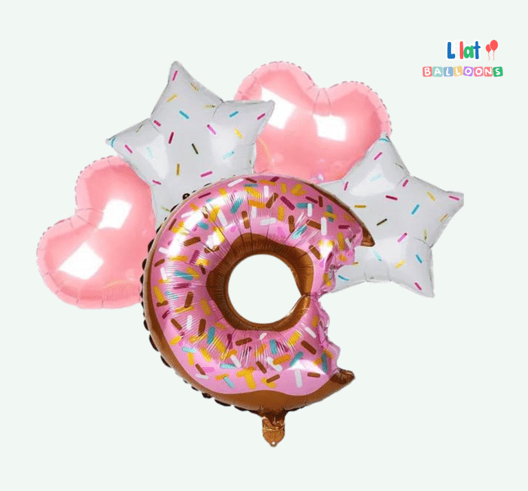 დონატი ბუშტის სეტი